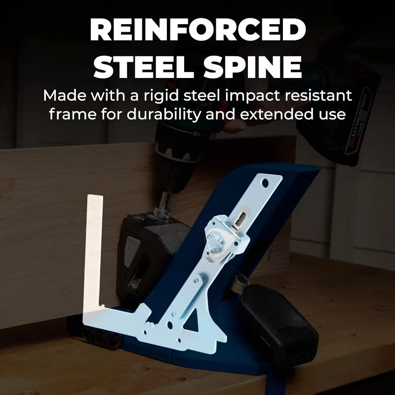 POPULAR Tool KPHJ720PRO Pocket-Hole Jig 720PRO - Easy Clamping & Adjusting - Includes Durable Kreg Pocket-Hole Screws