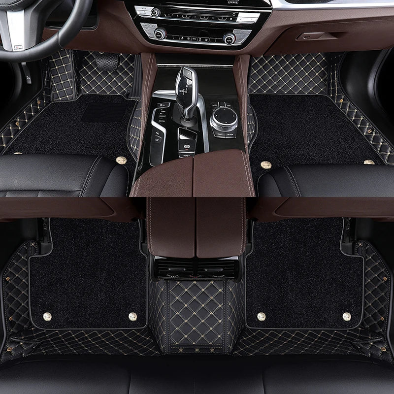 Car floor mats for Toyota Tundra 2007 2008 2009 2010 2011 2012 2013 Custom auto foot Pads automobile carpet cover