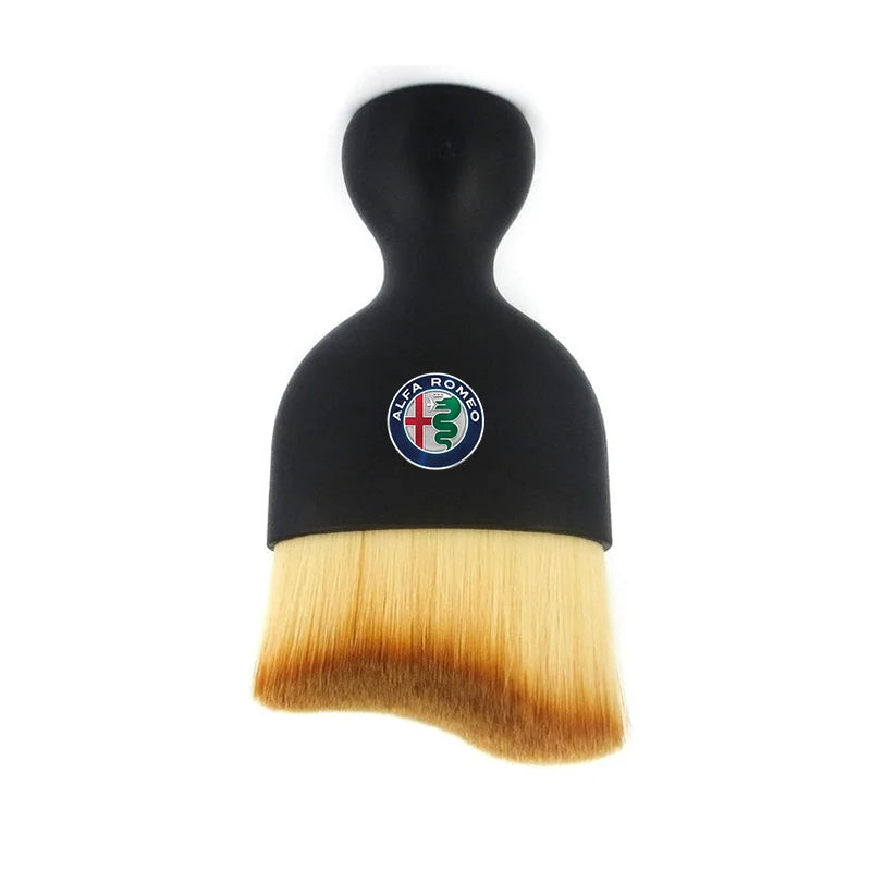 Car Interior Cleaning Soft Brush Tool Dust Remover For Alfa Romeo Giulietta Giulia GT 159 147 156 Mito Brera F1 Stelvio Tonale