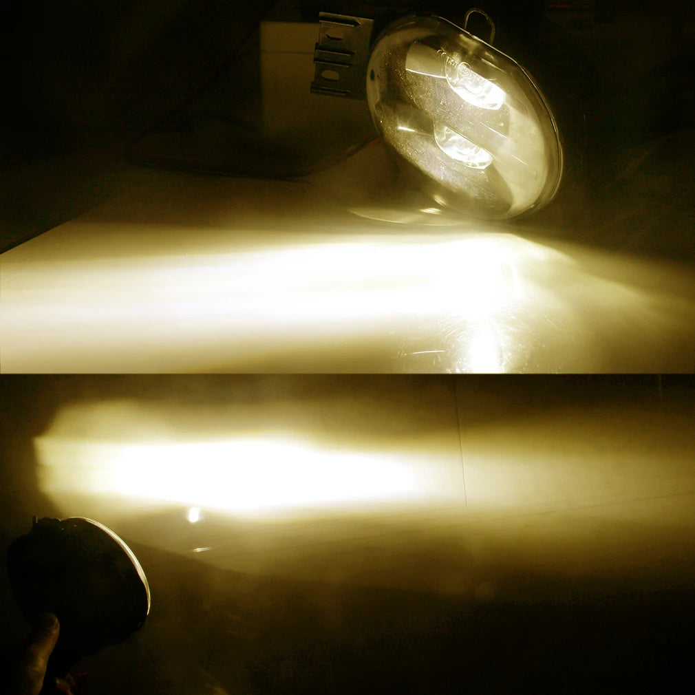 2 X 40W Truck Driver + Passenger LED Fog Light DRL Assembly White Yellow For Toyota Tacoma 2005 2006 2007 2008 2009 2010 2011