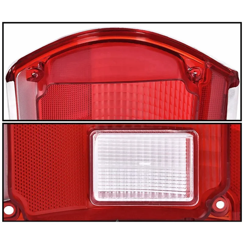 Lasting For Chevy C10 K20 GMC Sierra 1973-91 1Pair Car Tail Lights Tail Lamps With Chrome Bezel GM2801122, GM2800122