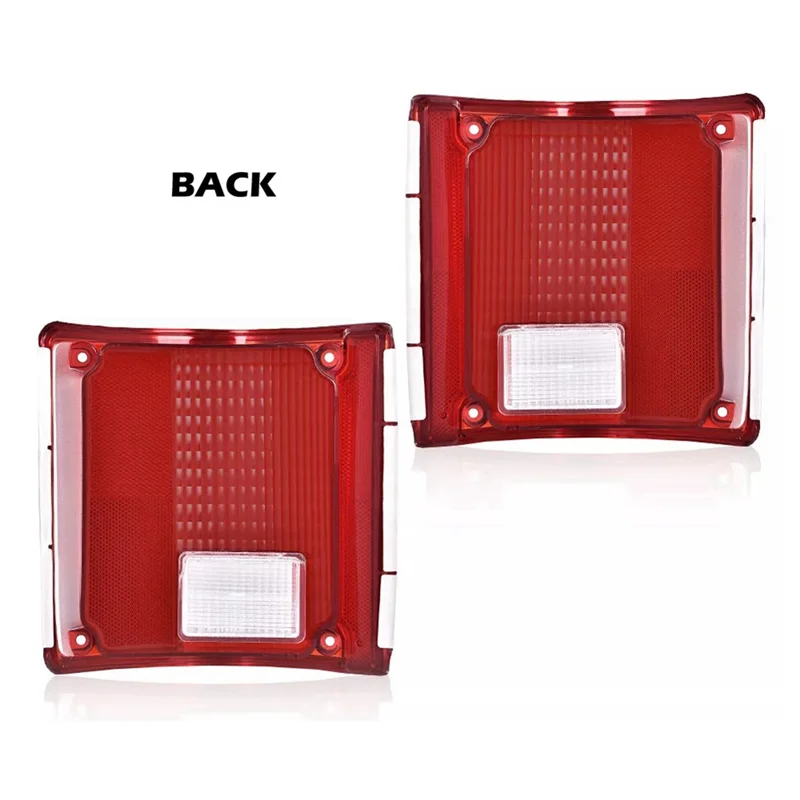 Lasting For Chevy C10 K20 GMC Sierra 1973-91 1Pair Car Tail Lights Tail Lamps With Chrome Bezel GM2801122, GM2800122
