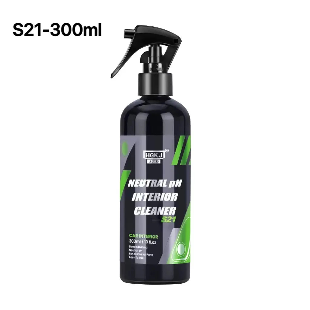 Automobile interior cleaner; waterless multifunctional car dashboard ceiling cleaner; leather flannel; woven fabric; cleaning