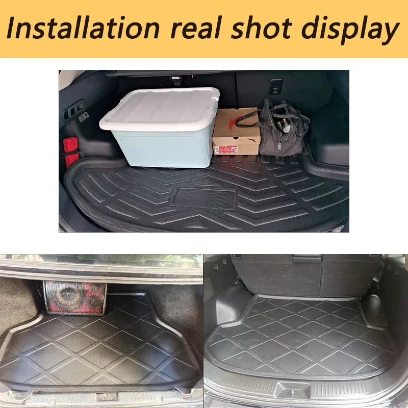 Car Trunk Mat for Lexus ES 350 ES350 Accsesories 2007~2013 2008 Waterproof Anti-slip Pad Cargo Boot Liner Tray Protective Carpet