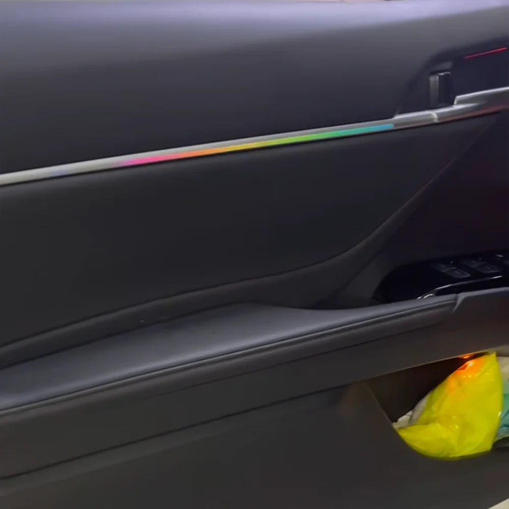 New LED Car Inner Ambient light For Toyota Camry Generation 8 2018-2023 Ribbon Dynamic Magic Color Ambience lamp APP contr