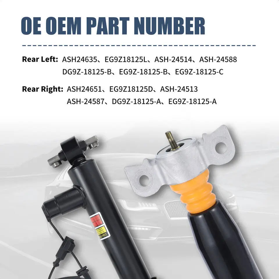 HG9Z18124D   HG9Z18124C  Full Set For Lincoln MKZ Front Rear Shock Struts Assys Electric GAS DOHC 2013