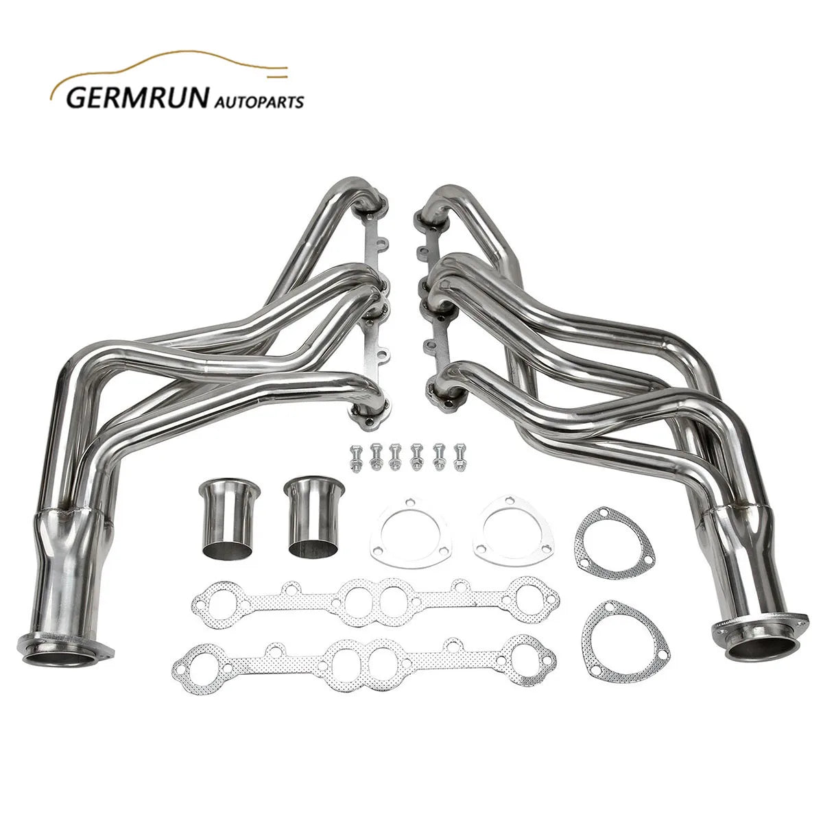 Small Block Long Tube Header Exhaust System Set For 1973-1985 Chevy/GMC Truck Blazer Suburban Chevy Heavy Duty Truck