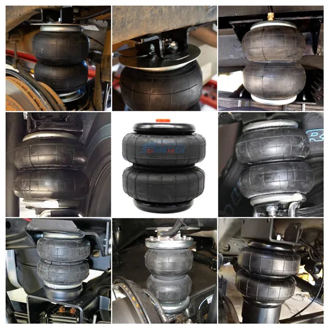SENHO Universal High Quality air Bags Spring air Suspension Kit 3S2300F with Aluminium Flange for air Lift Performance Car Truck