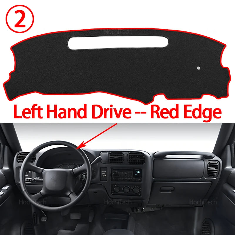 Dashboard Cover for Chevrolet S10 1998-2004 Chevy Blazer 98-05 Anti-Slip Anti-dirty Mat Pad Sunshade Dashmat Protect Accessories