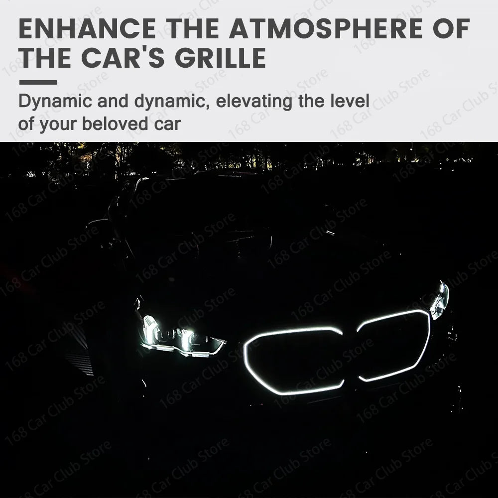 LED Light New 5 Series Luminous Grille For BMW New 5 Series G60 G61 i5 Regular Style M Style Illuminated With Lamp Auto Parts