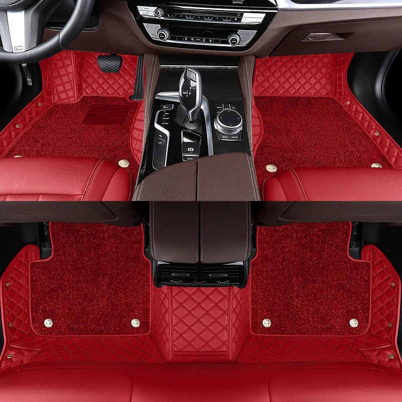 Car floor mats for Toyota Tundra 2007 2008 2009 2010 2011 2012 2013 Custom auto foot Pads automobile carpet cover