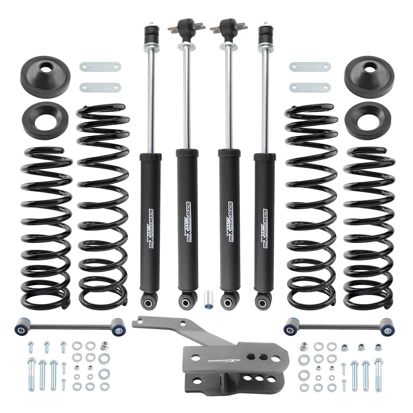 3.25" Lift Kit W/ Shocks For Jeep Wrangler JK 4-Door 2007-2018 2WD/4WD