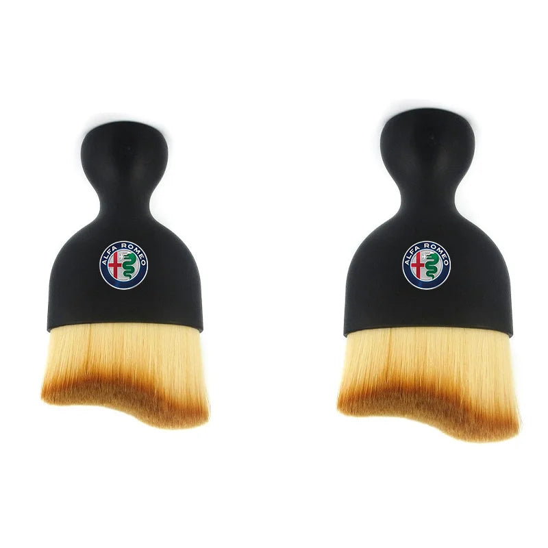 Car Interior Cleaning Soft Brush Tool Dust Remover For Alfa Romeo Giulietta Giulia GT 159 147 156 Mito Brera F1 Stelvio Tonale