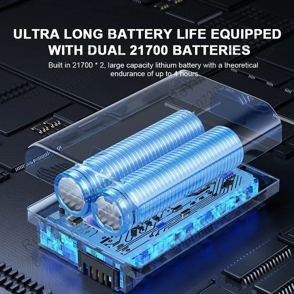 CAER Handheld Snow Blower Artifact 130000RPM Powerful Portable Turbo Jet Violent Fan Brushless Motor Car Dryer Snow Removal Tool