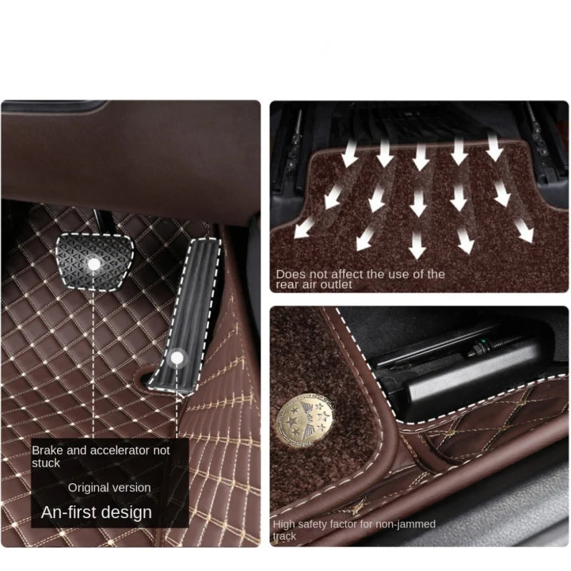 Car floor mats for Toyota Tundra 2007 2008 2009 2010 2011 2012 2013 Custom auto foot Pads automobile carpet cover