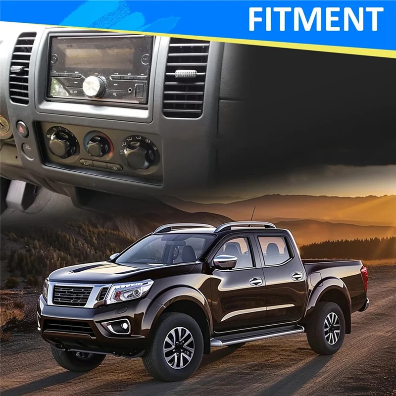 For Nissan Frontier 2005-2020 68259-ZP16C Center Dash Air Conditioning Frame Console Instrument Panel Cluster Lid Bezel