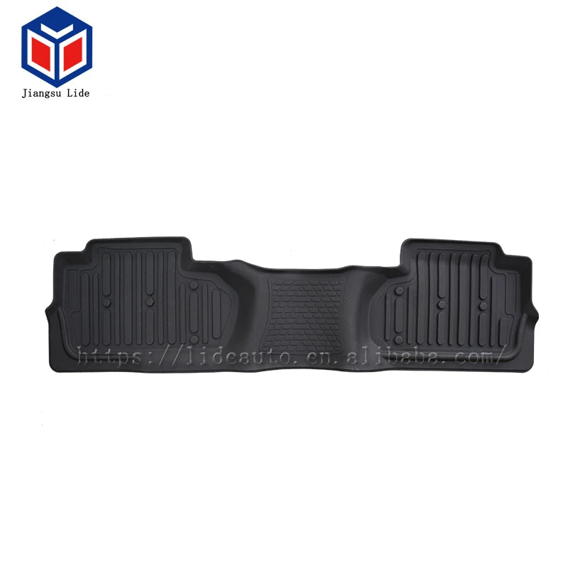 3pcs Front & Rear TPE Car Mats For 14-18 Chevy Silverado Extended Cab GMC Sierra Extended Cab