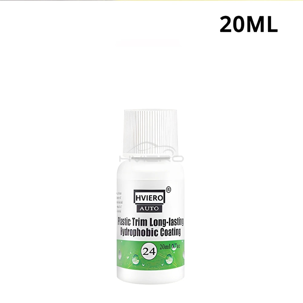 Car Plastic Renovator 20ML/50ML/100ML Care Coating Auto Rubber Repair Clean Restore Gloss Black Shine Seal Brighten Wash Tools