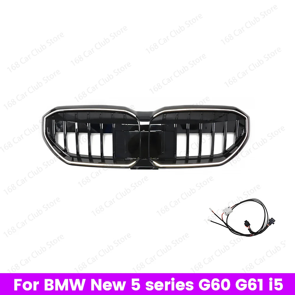 LED Light New 5 Series Luminous Grille For BMW New 5 Series G60 G61 i5 Regular Style M Style Illuminated With Lamp Auto Parts