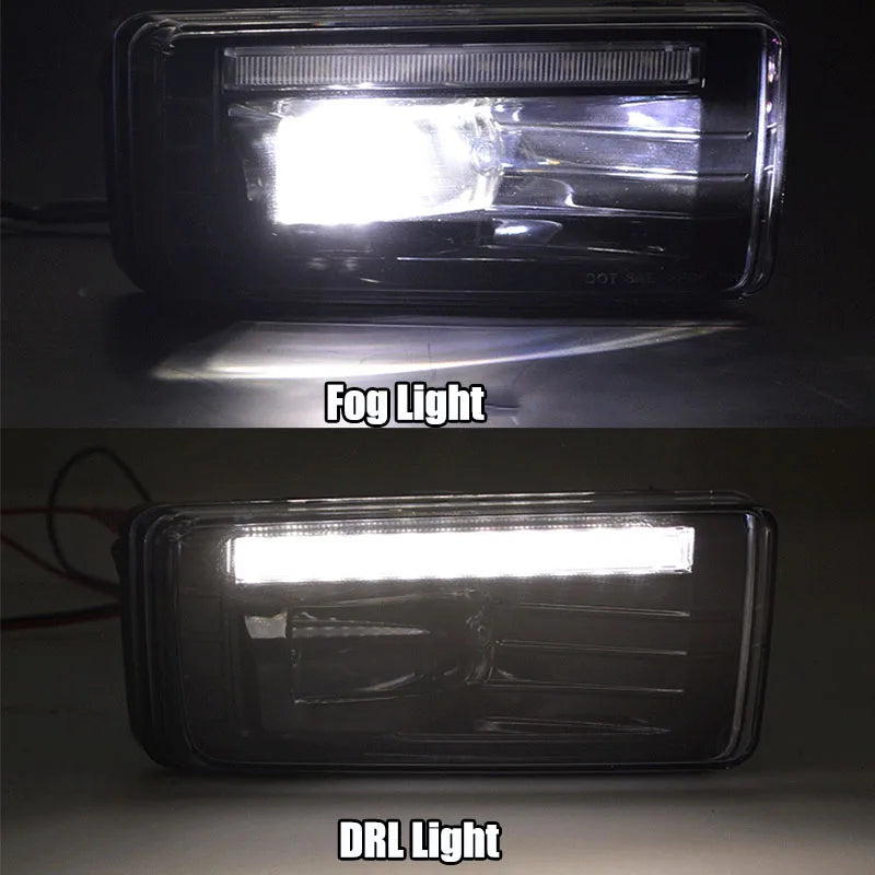 2Pcs/Pair Car LED Fog Lights For Chevy Silverado 2007-2015/ Avalanche 2007-2013/ Suburban 2007-2014 GMC Bumper Driving Fog Lamps
