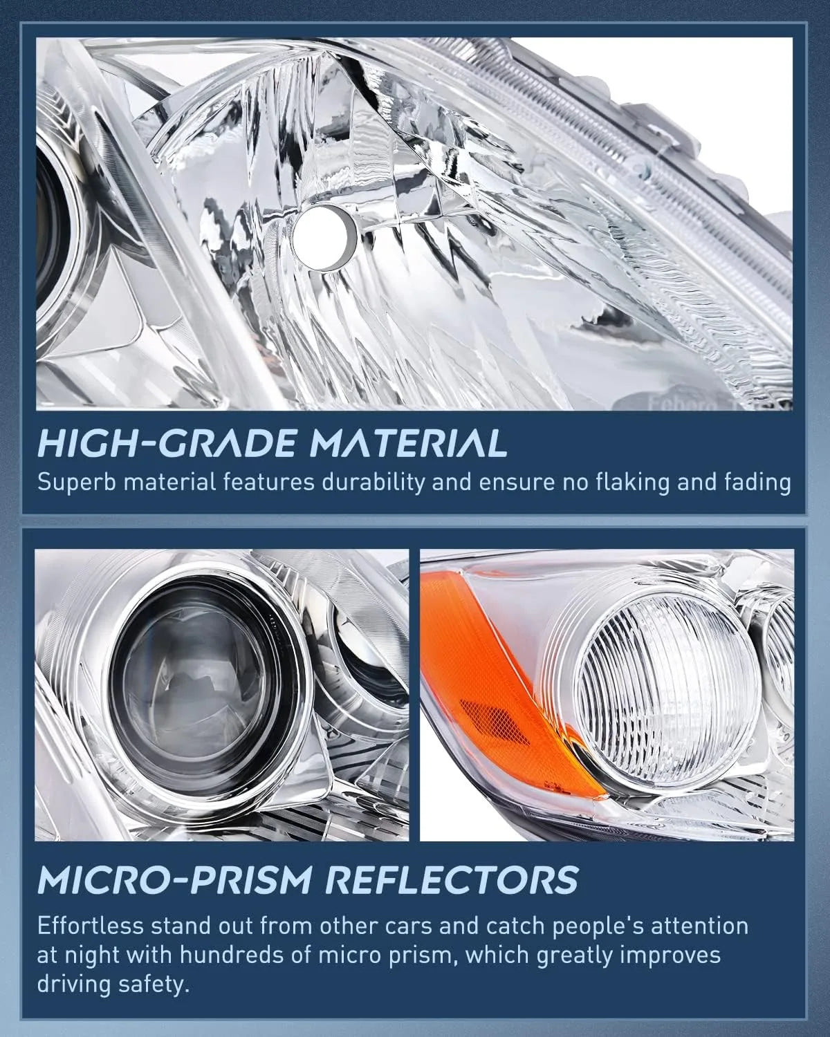 For Toyota Camry 2007 2008 2009 Front Bumper Head Light Headlamp Driving Headlight Turn Signal Light 81170-33700 81130-33700