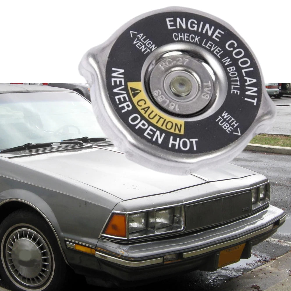 10409635 Radiator Coolant Reservoir Cap Cover for Buick Century Cadillac Allante Chevy Camaro GMC Jimmy 1985-1987