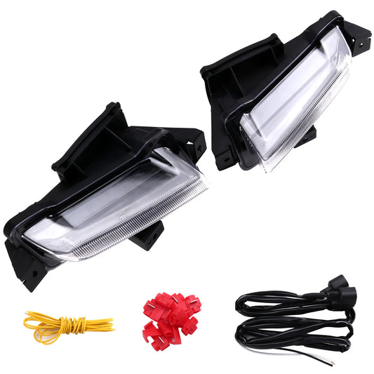 A58X-For Chevy Camaro ZL1 RS 1LT Fog Light White Daytime Running Light Yellow Turn Signal 2016 2017 2018 2019
