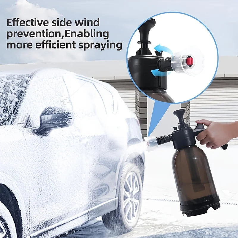 68oz High Pressure Foam Sprayer Manual Pump Spray Bottle with Tools for Car Washing, Garden Use, Home Cleaning