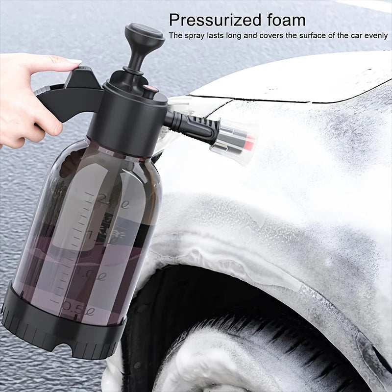 68oz High Pressure Foam Sprayer Manual Pump Spray Bottle with Tools for Car Washing, Garden Use, Home Cleaning