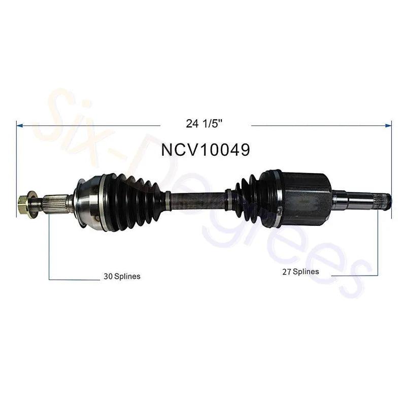 2X Front Left & Right CV Axle shafts 84628595 84628596 for 2014-2020 Chevy Impala 2013 2014 2015 Chevy Malibu FWD