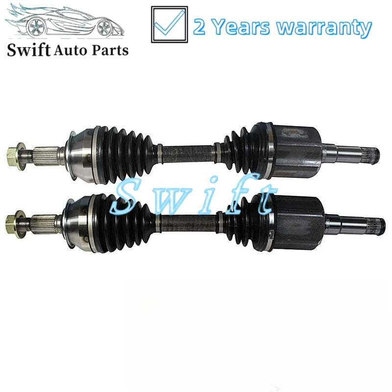 2X Front Left & Right CV Axle shafts 84628595 84628596 for 2014-2020 Chevy Impala 2013 2014 2015 Chevy Malibu FWD