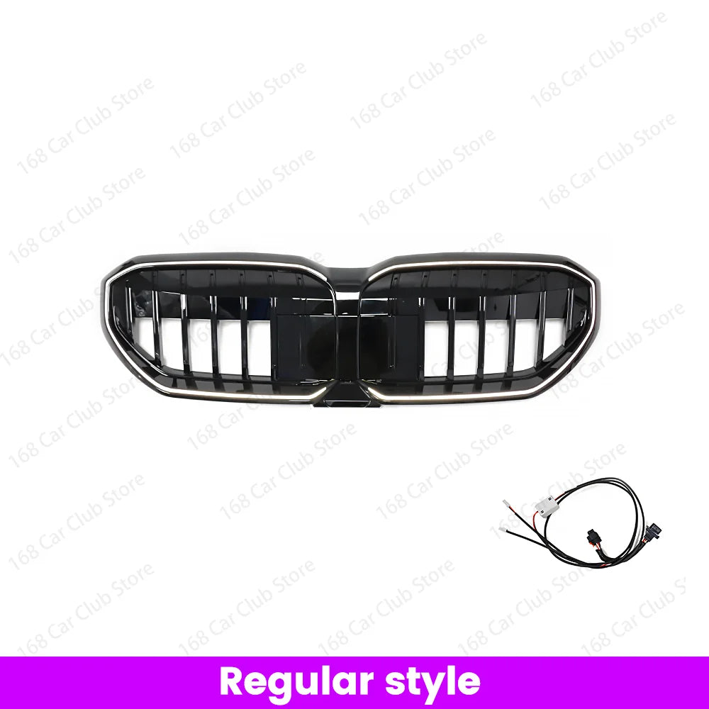 LED Light New 5 Series Luminous Grille For BMW New 5 Series G60 G61 i5 Regular Style M Style Illuminated With Lamp Auto Parts