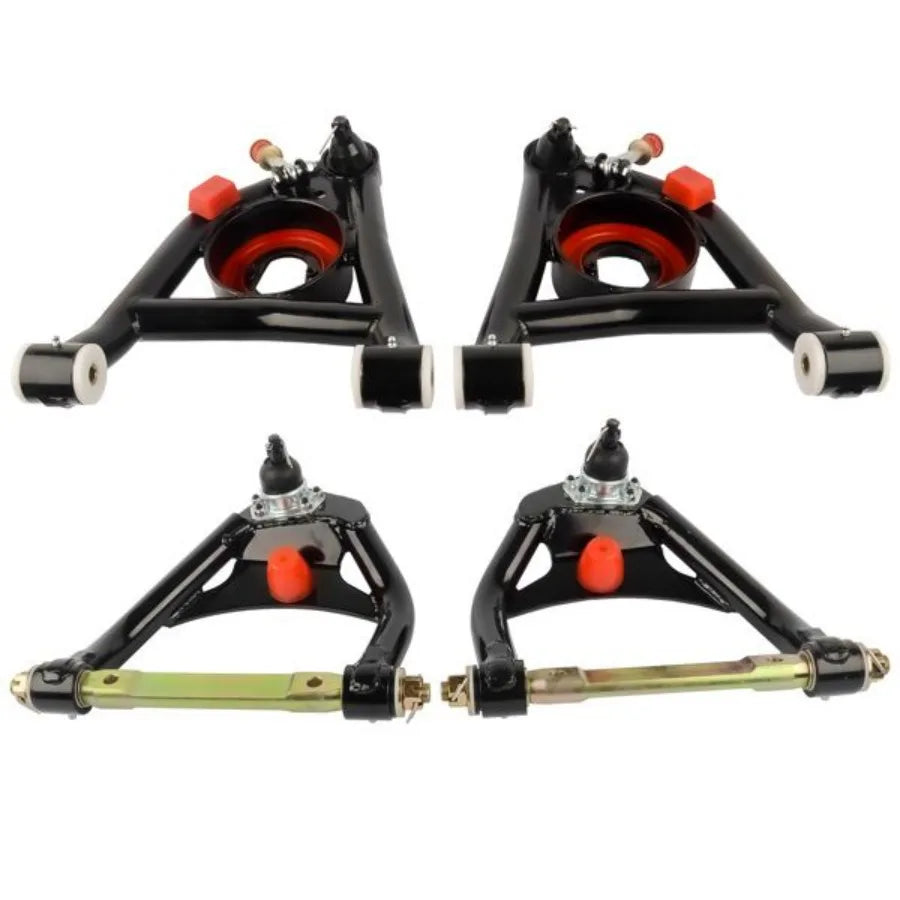 4x Front Upper Lower Control Arms A Body for Buick Gran Sport Skylark Special Chevy Chevelle El Camino Malibu Monte Carlo Oldsm