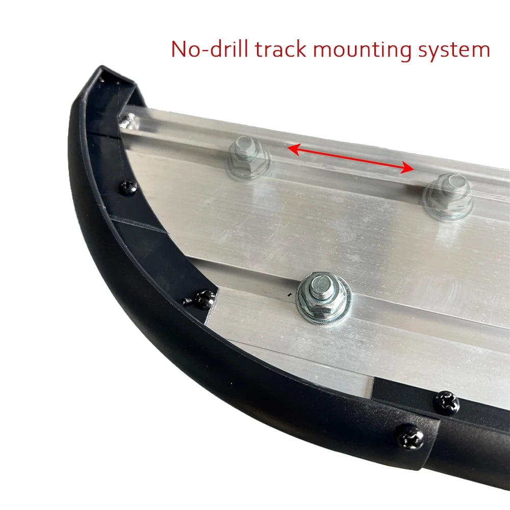 2pcs fit for chevy Captiva 2018-2025 SUV Truck Side Step Running Board NerfBar Aluminium Pedal Accessories (with Brackets)