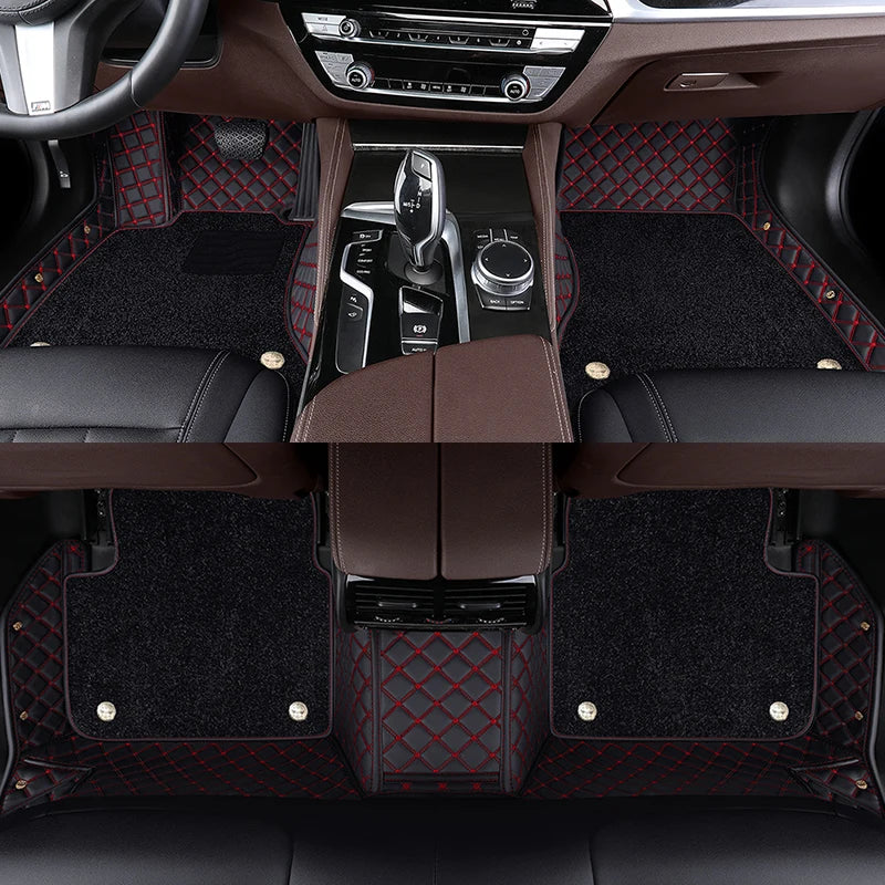 Car floor mats for Toyota Tundra 2007 2008 2009 2010 2011 2012 2013 Custom auto foot Pads automobile carpet cover