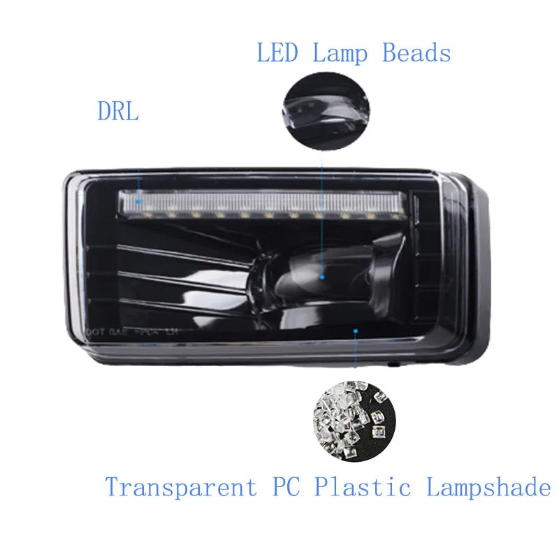 2Pcs/Pair Car LED Fog Lights For Chevy Silverado 2007-2015/ Avalanche 2007-2013/ Suburban 2007-2014 GMC Bumper Driving Fog Lamps