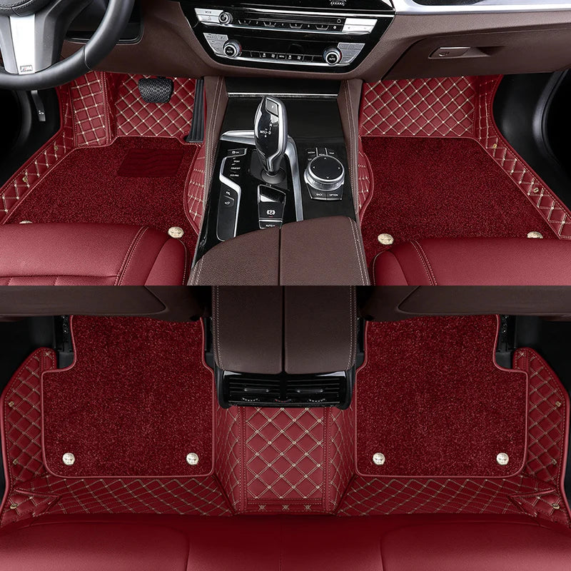 Car floor mats for Toyota Tundra 2007 2008 2009 2010 2011 2012 2013 Custom auto foot Pads automobile carpet cover