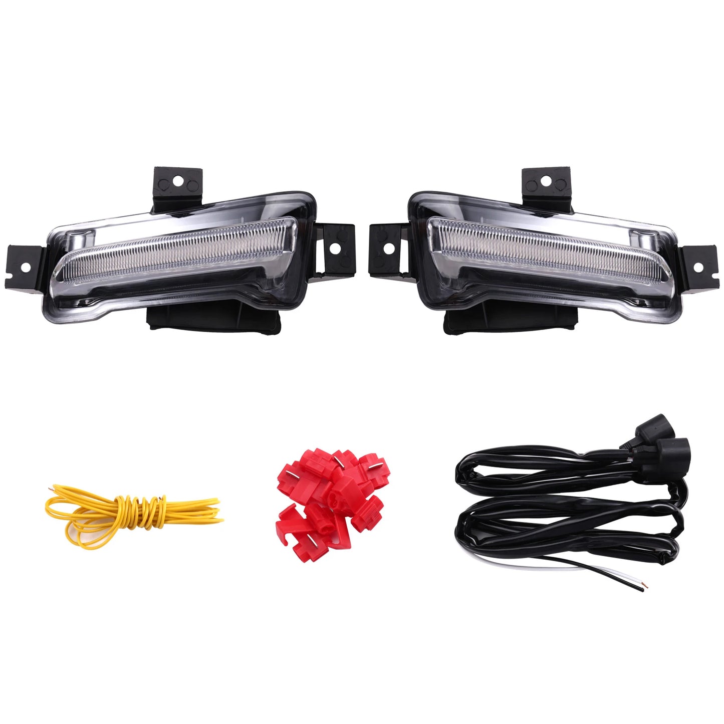 A58X-For Chevy Camaro ZL1 RS 1LT Fog Light White Daytime Running Light Yellow Turn Signal 2016 2017 2018 2019