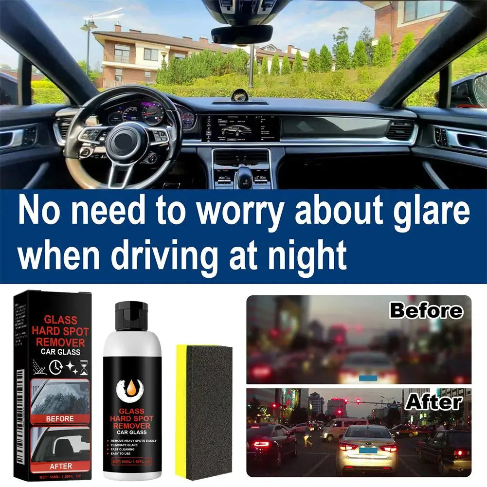 50ml Car Glass Deep Cleaning Polishing Paste Ceramic Coating For Auto Detailing Hard Water Spot Remover Vehicle Glass Clean F3H2