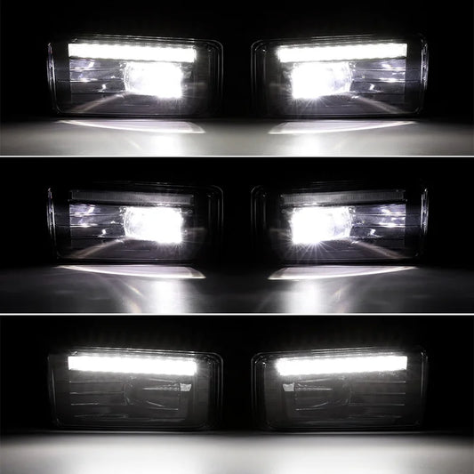 2Pcs/Pair Car LED Fog Lights For Chevy Silverado 2007-2015/ Avalanche 2007-2013/ Suburban 2007-2014 GMC Bumper Driving Fog Lamps