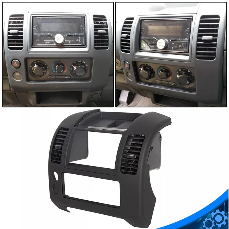 For Nissan Frontier 2005-2020 68259-ZP16C Center Dash Air Conditioning Frame Console Instrument Panel Cluster Lid Bezel
