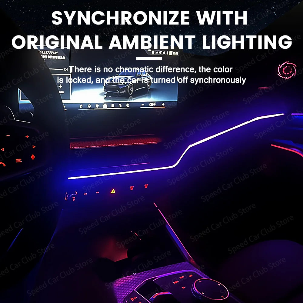 11 Colors Automotive Center Console LED Ambient Light or BMW 3 Series 4 Series G20 G21 G22 G26 G80 G82 Nternal Car Accessories