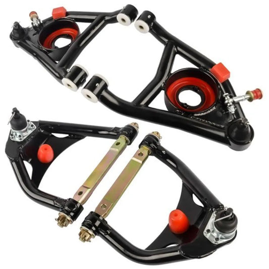 4x Front Upper Lower Control Arms A Body for Buick Gran Sport Skylark Special Chevy Chevelle El Camino Malibu Monte Carlo Oldsm