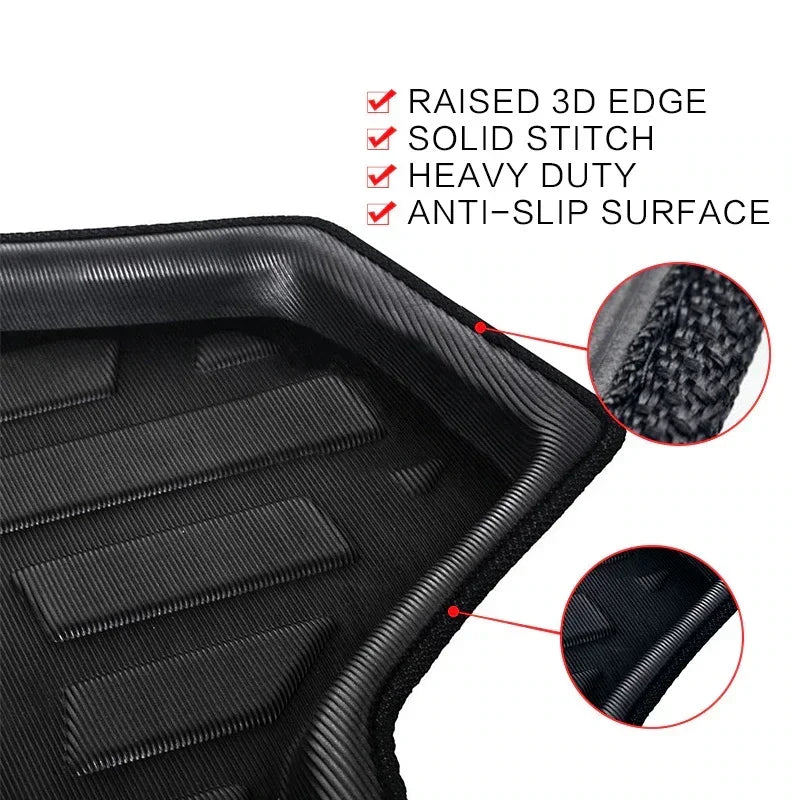 Car Trunk Mat for Lexus ES 350 ES350 Accsesories 2007~2013 2008 Waterproof Anti-slip Pad Cargo Boot Liner Tray Protective Carpet