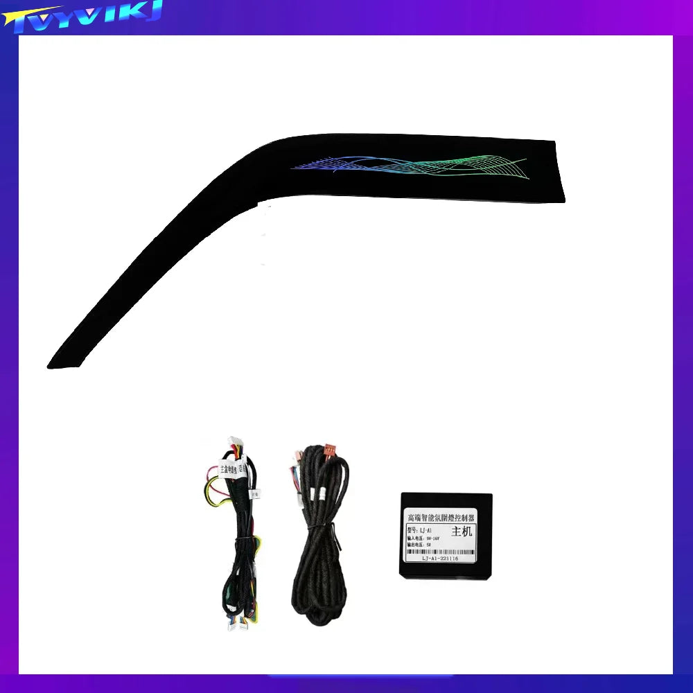 New LED Car Inner Ambient light For Toyota Camry Generation 8 2018-2023 Ribbon Dynamic Magic Color Ambience lamp APP contr