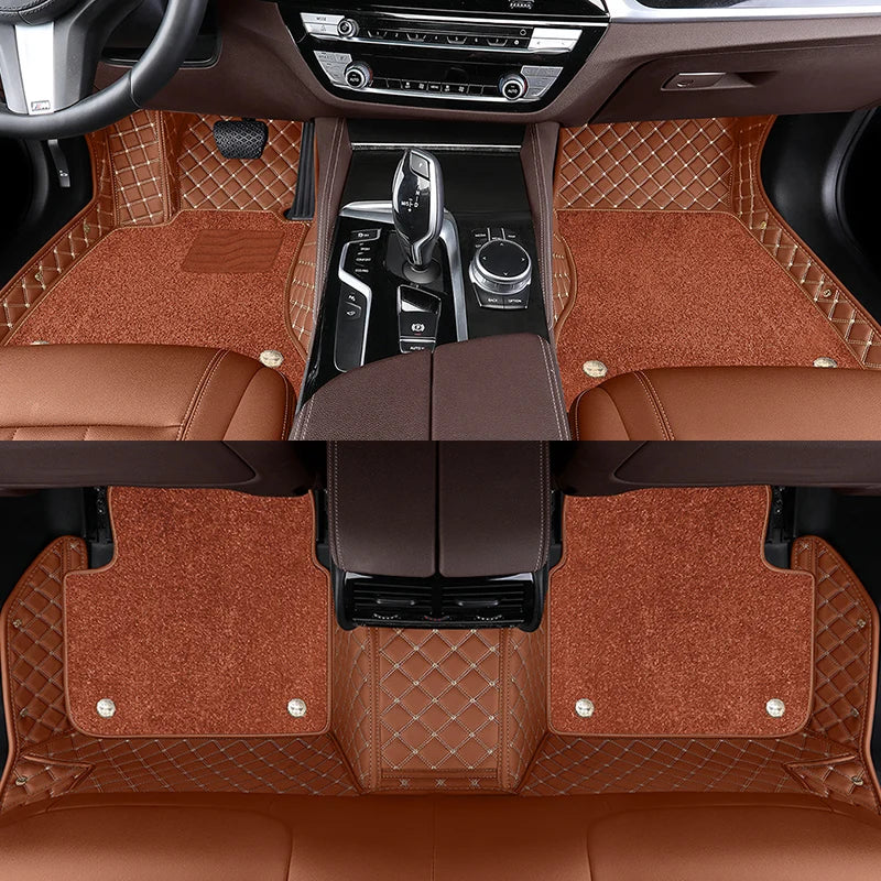 Car floor mats for Toyota Tundra 2007 2008 2009 2010 2011 2012 2013 Custom auto foot Pads automobile carpet cover