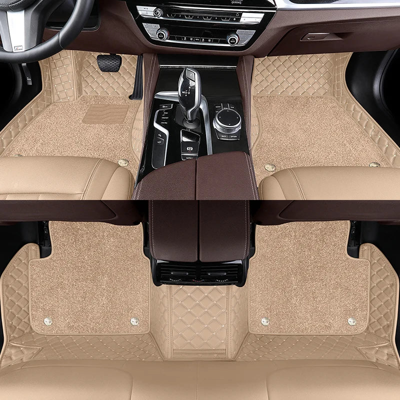 Car floor mats for Toyota Tundra 2007 2008 2009 2010 2011 2012 2013 Custom auto foot Pads automobile carpet cover