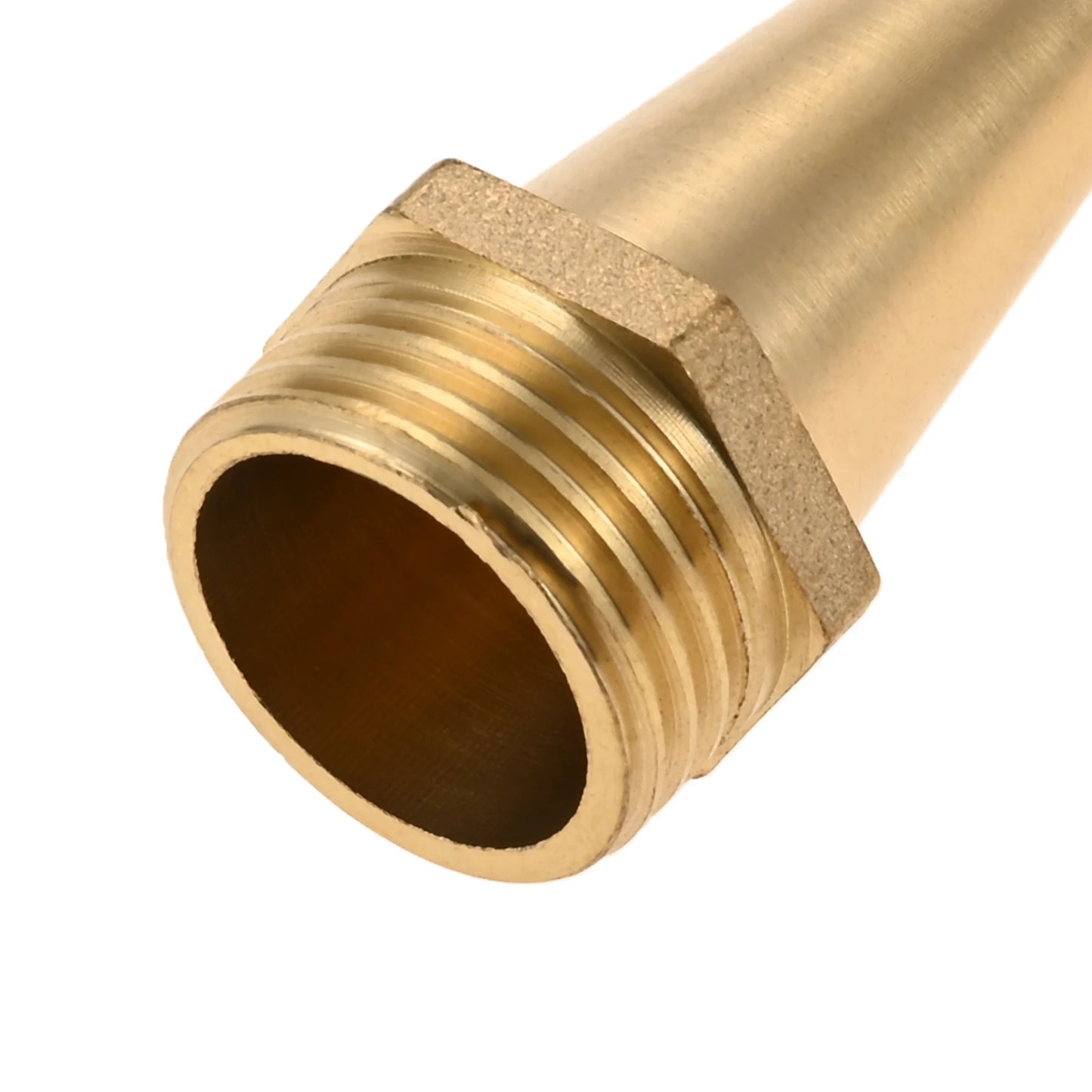 1Pc Brass Single Fountain Nozzle Direct Flow Suitable For Car Washing Garden Park Irrigation Water Spray Durable Accessories