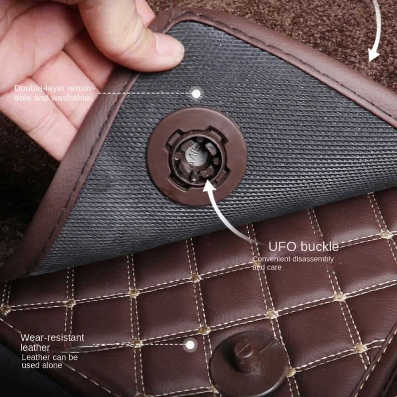 Car floor mats for Toyota Tundra 2007 2008 2009 2010 2011 2012 2013 Custom auto foot Pads automobile carpet cover