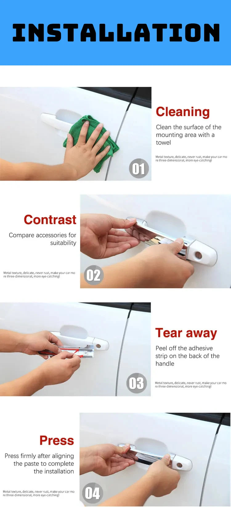 Car Door Handle Cover For Toyota bB 2006 QNC20 2005-2016 Daihatsu Coo Accessories Materia Subaru Dex Sticker 2008 Carbon Fiber